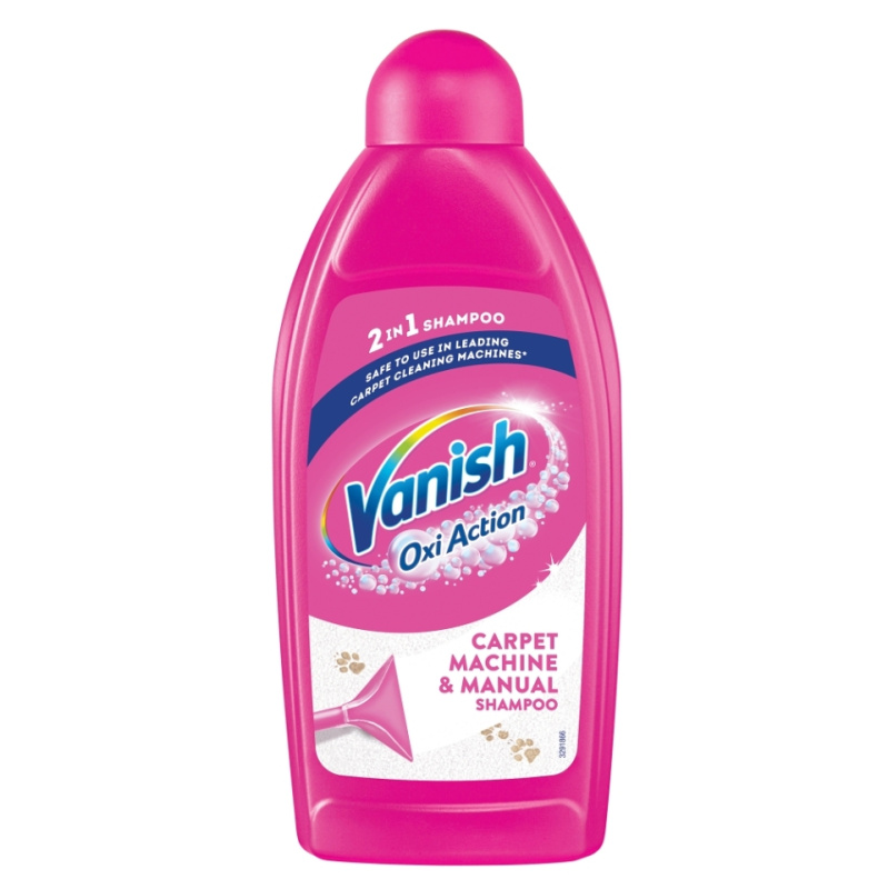 VANISH Oxi Action Šampon na strojní a ruční čištění koberců 500 ml