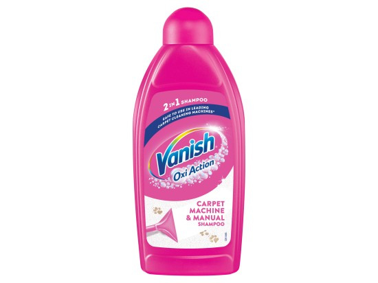 VANISH Oxi Action Šampon na strojní a ruční čištění koberců 500 ml