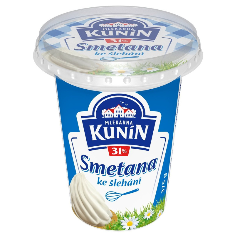 Mlékárna Kunín Smetana ke šlehání 31%