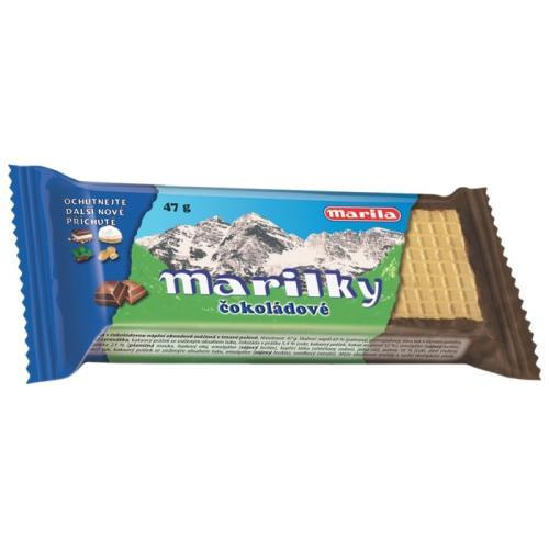 Marilky oplatka čokoládové máčené 47g