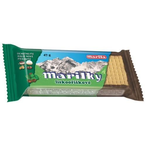 Marilky oplatka lískoořískové máčené 47g