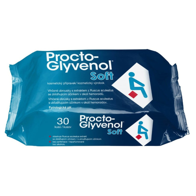 Procto-Glyvenol Soft - vlhčené ubrousky 30ks