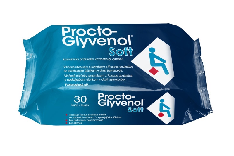 Procto-Glyvenol Soft - vlhčené ubrousky 30ks