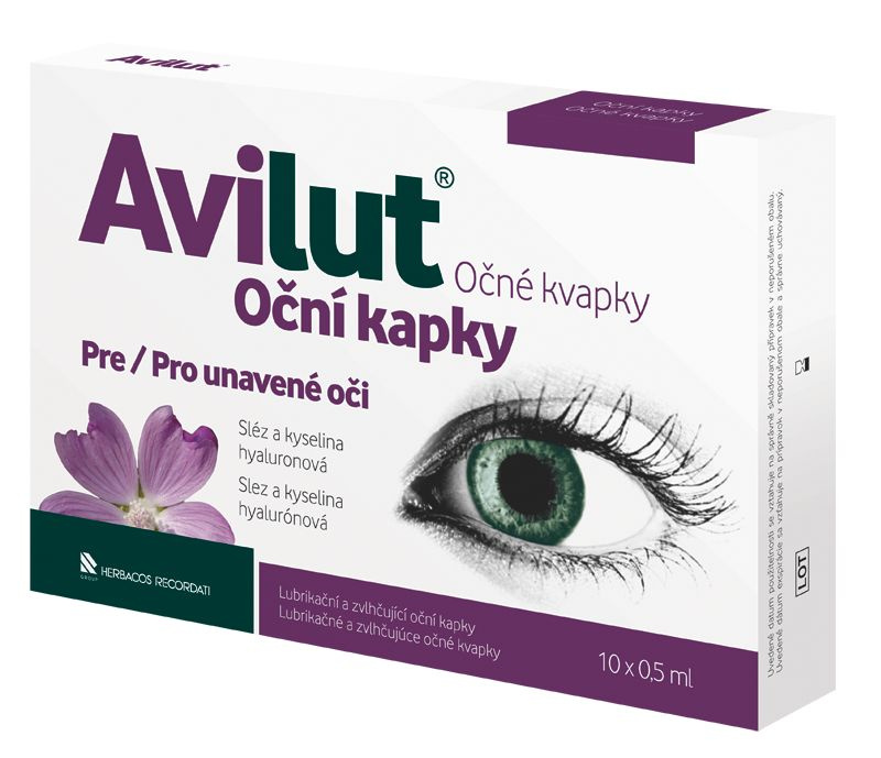 AVILUT Oční kapky 10x0,5 ml