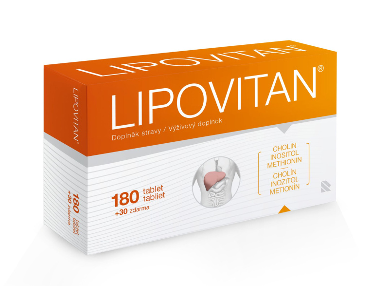 LIPOVITAN 180 + 30 tablet ZDARMA
