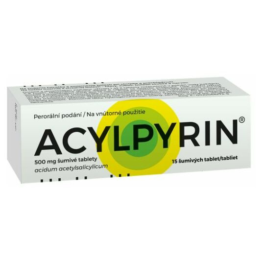 ACYLPYRIN 500MG šumivá tableta 15