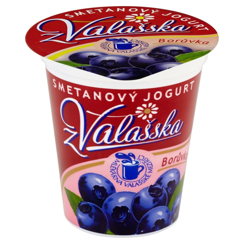 Mlékárna ValMez Smetanový jogurt borůvka
