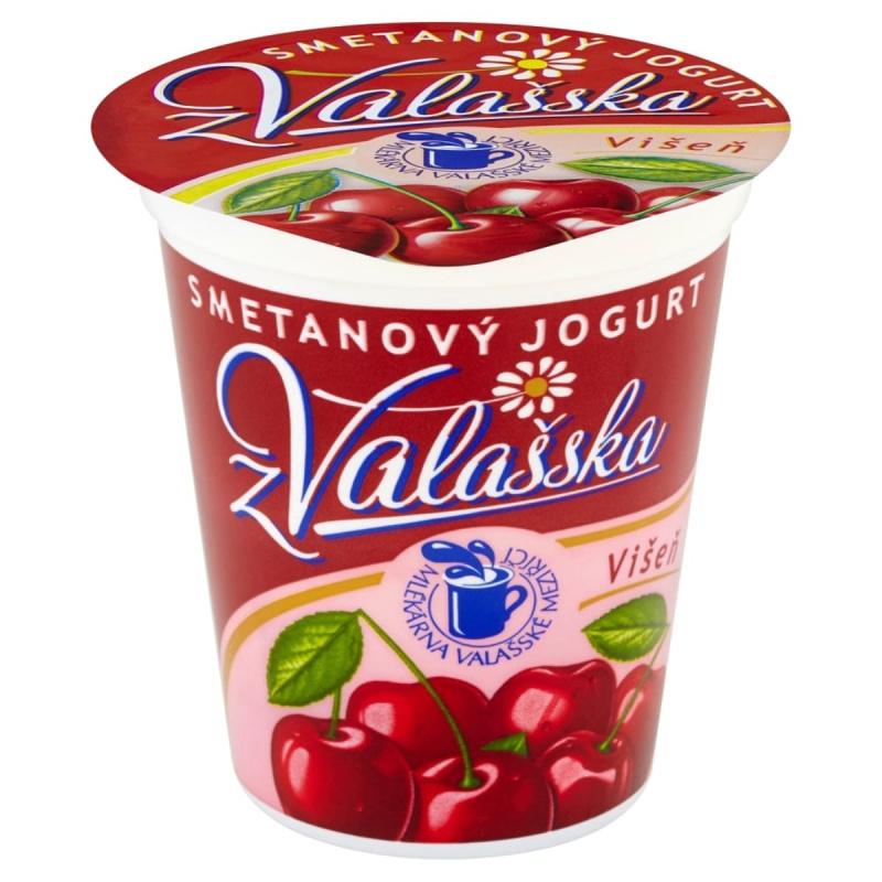Mlékárna ValMez Smetanový jogurt višeň