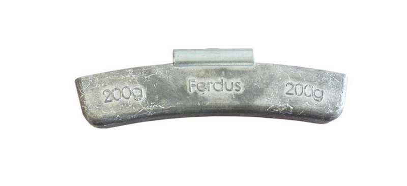 Naklepávací vyvažovací závaží pro lehké nákladní vozy, 200 g - F14506