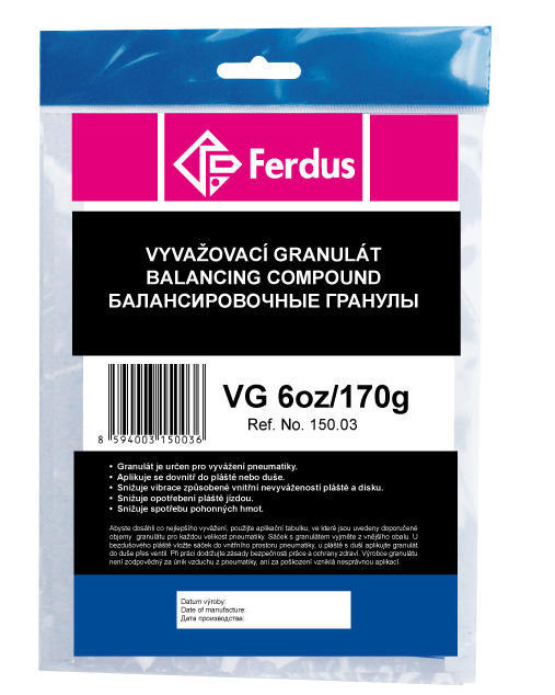 Vyvažovací granulát (prášek), 6oz/170g - F15003