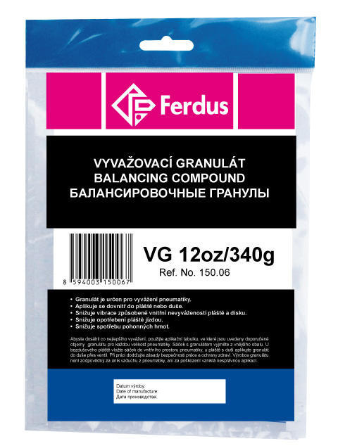Vyvažovací granulát (prášek), 12oz/340g - F15006