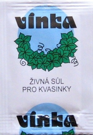 Živná sůl pro kvasinky Vínka 1,6 g
