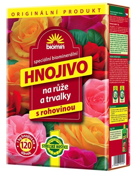 Hnojivo na růže a trvalky s rohovinou 1 kg