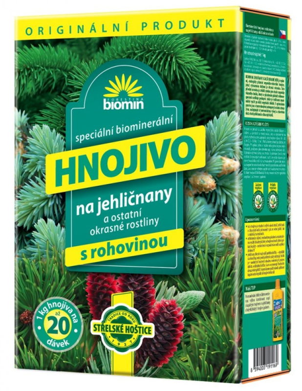 Biomin - Hnojivo na jehličnany s rohovinou 1 kg