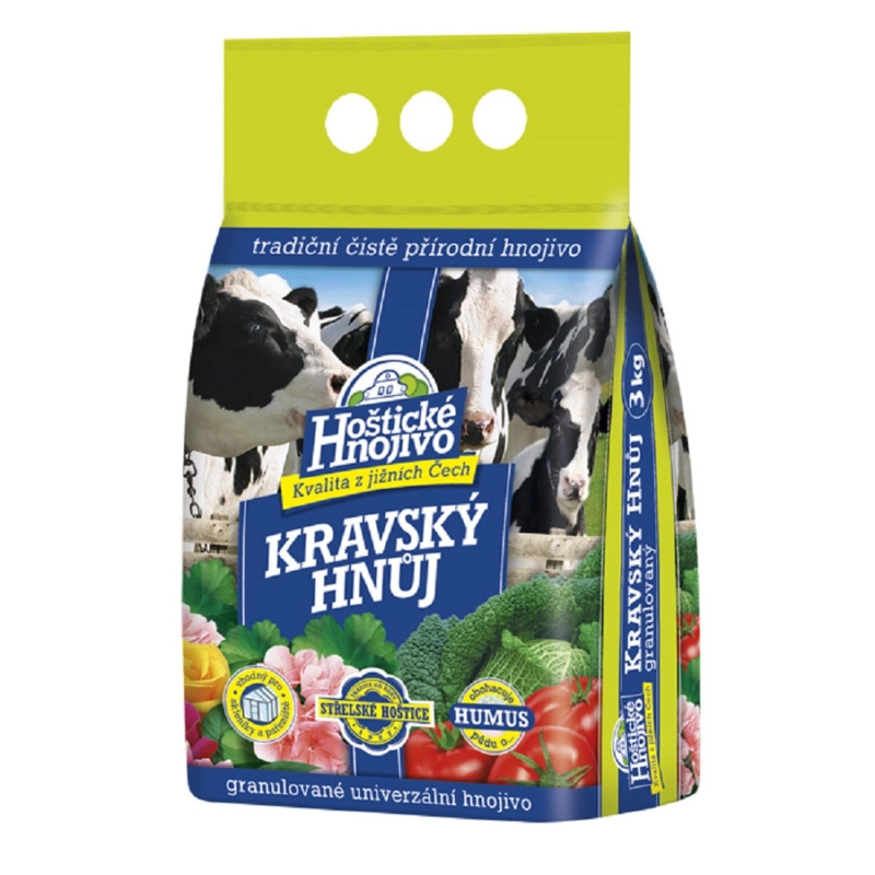 Kravský hnůj 3 kg