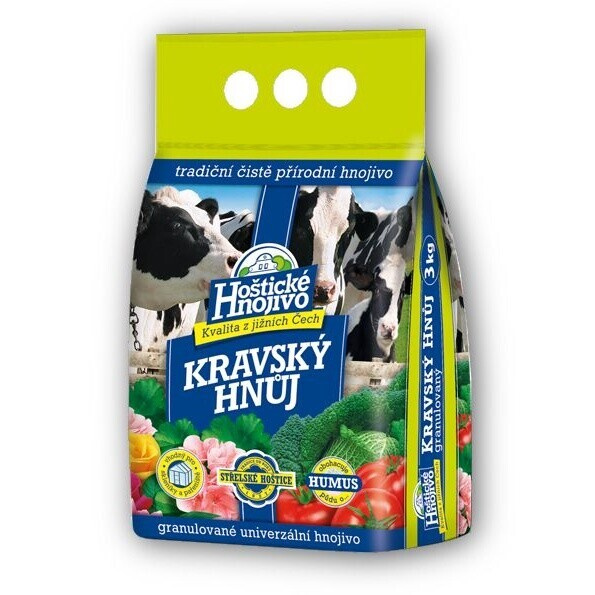 Kravský hnůj 3 kg