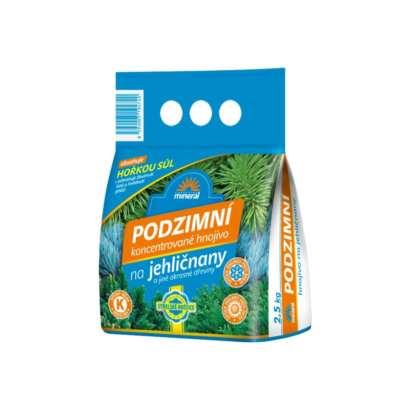 Podzimní hnojivo na jehličnany a okrasné rostliny 2,5 kg