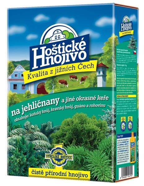 Forestina s.r.o. Hoštické hnojivo na jehličnany s guánem 1 kg