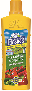 Hoštické hnojivo na rajčata a papriky - tekuté 0.5 l