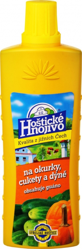 Forestina s.r.o. Hoštické tekuté hnojivo na okurky a cukety s guánem 500 ml