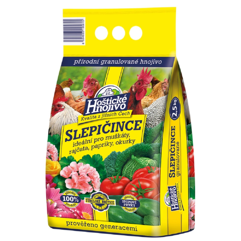 Slepičince granulované 2,5 kg