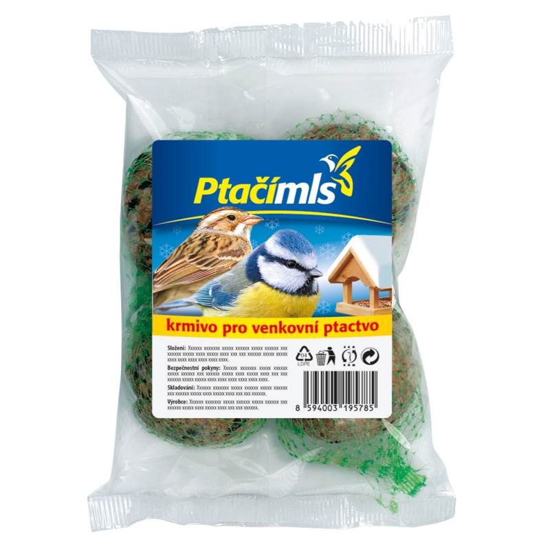 Lojové koule s ovocem 4 ks x 90 g