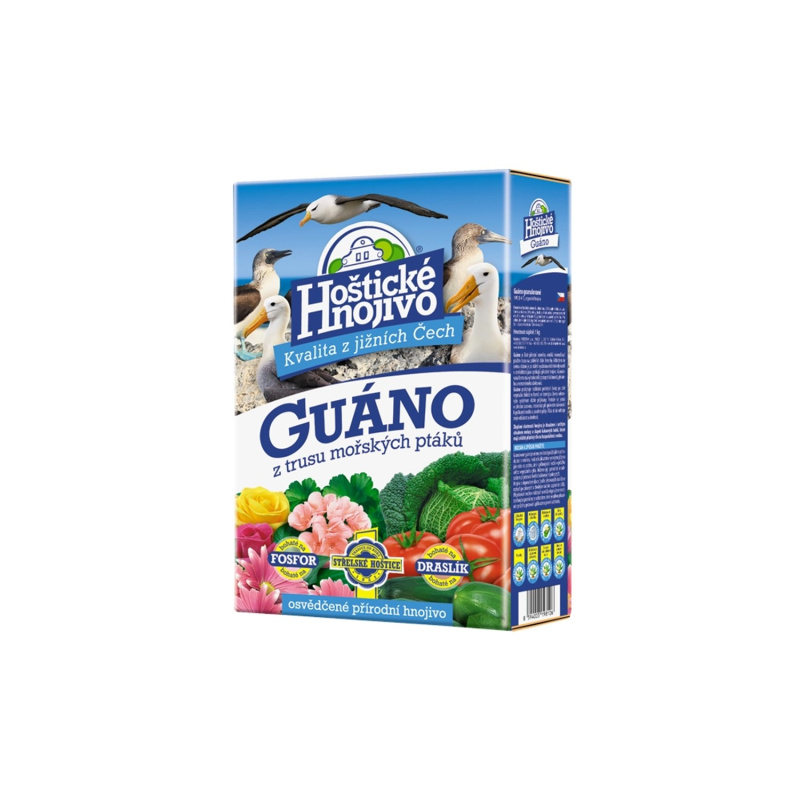 Forestina s.r.o. Hoštické hnojivo - GUÁNO granulované 1 kg