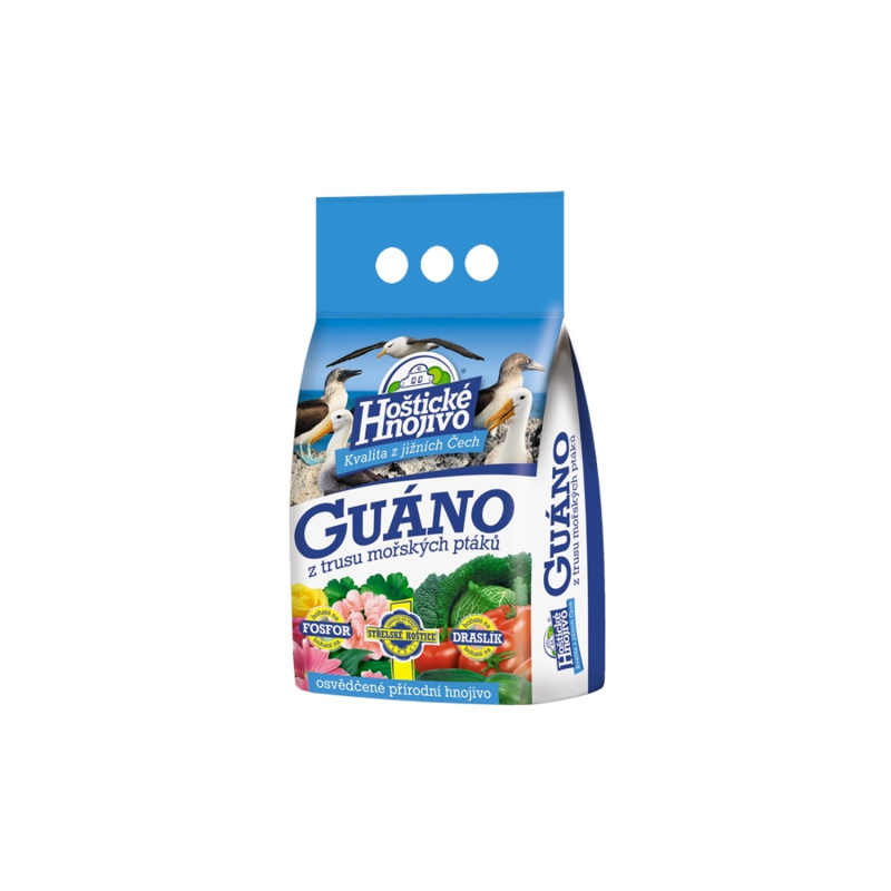 Forestina s.r.o. Hoštické hnojivo - GUÁNO granulované 2,5 kg
