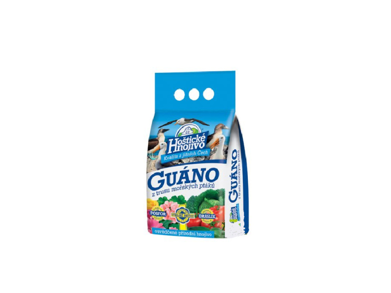 Forestina s.r.o. Hoštické hnojivo - GUÁNO granulované 2,5 kg
