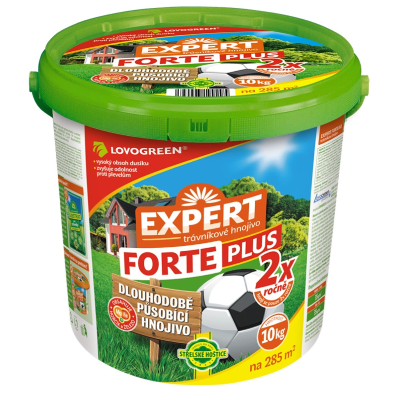 Trávníkové hnojivo Expert Plus Forte 10 kg kbelík