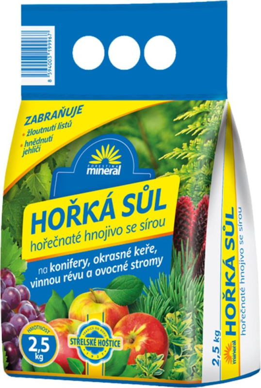 Hořká sůl 2,5 kg - krystalické hnojivo