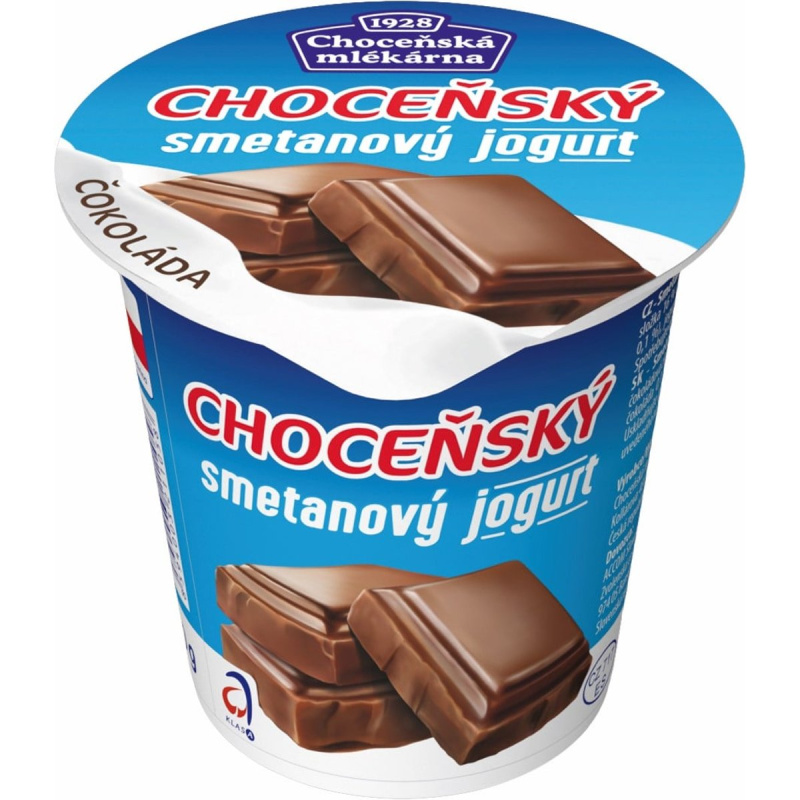 Choceňská mlékárna Choceňský smetanový jogurt čokoláda