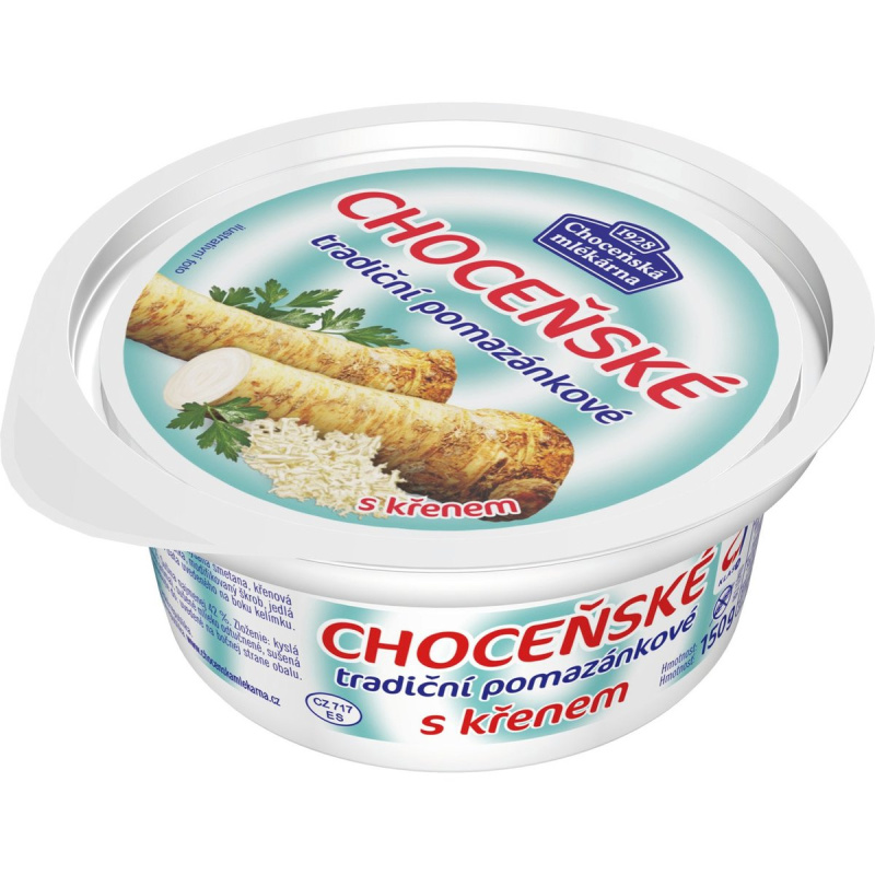 Choceňská mlékárna Choceňské tradiční pomazánkové s křenem