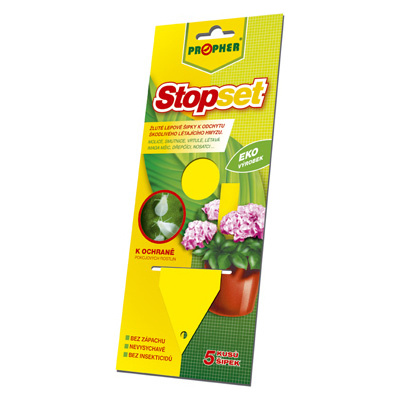 Propher Stopset Lepové šipky žluté 14x5 cm
