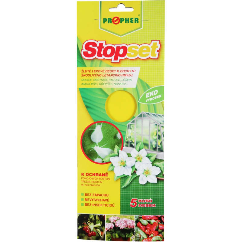 Stopset desky žluté 25x10 cm 5 ks