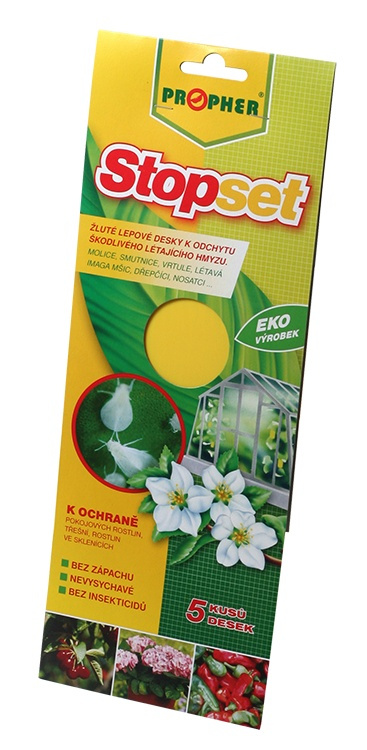 Stopset desky žluté 25x10 cm 5 ks