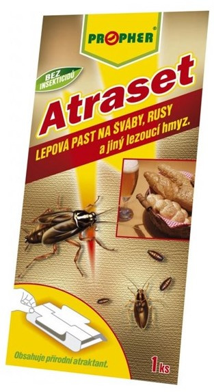 Propher Atraset Lepová past na šváby, rusy a lezoucí hmyz, 1 ks