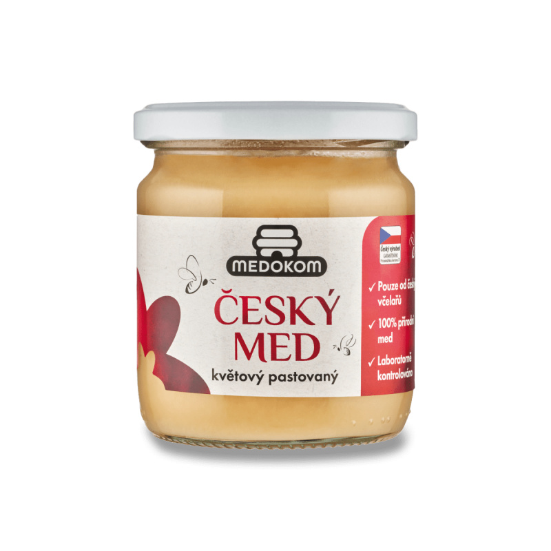 Český med - květový pastovaný med - 500 g