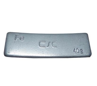 Nalepovací závaží pro alu disky FEC 40 g, šedý lak - F3308