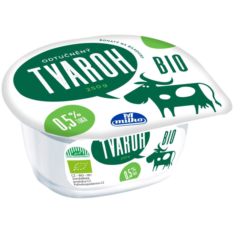 Milko BIO Tvaroh měkký odtučněný