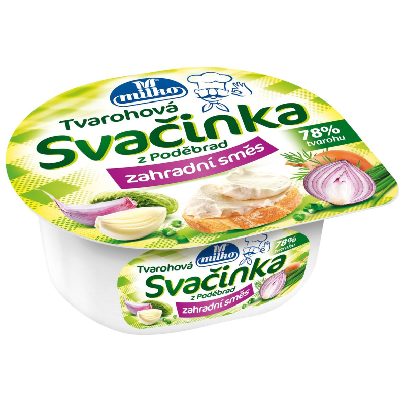 Milko Svačinka zeleninový tvaroh zahradní směs