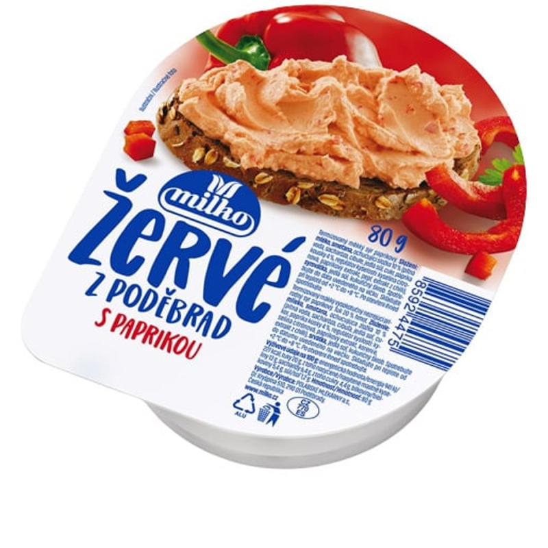 Milko Žervé s paprikou