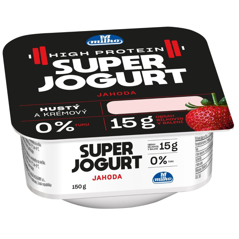 Milko Super jogurt jahoda