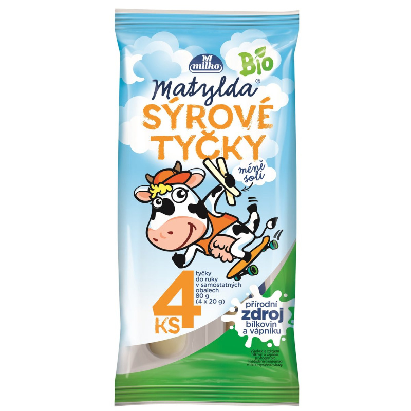 Matylda BIO Sýrové tyčky pařené