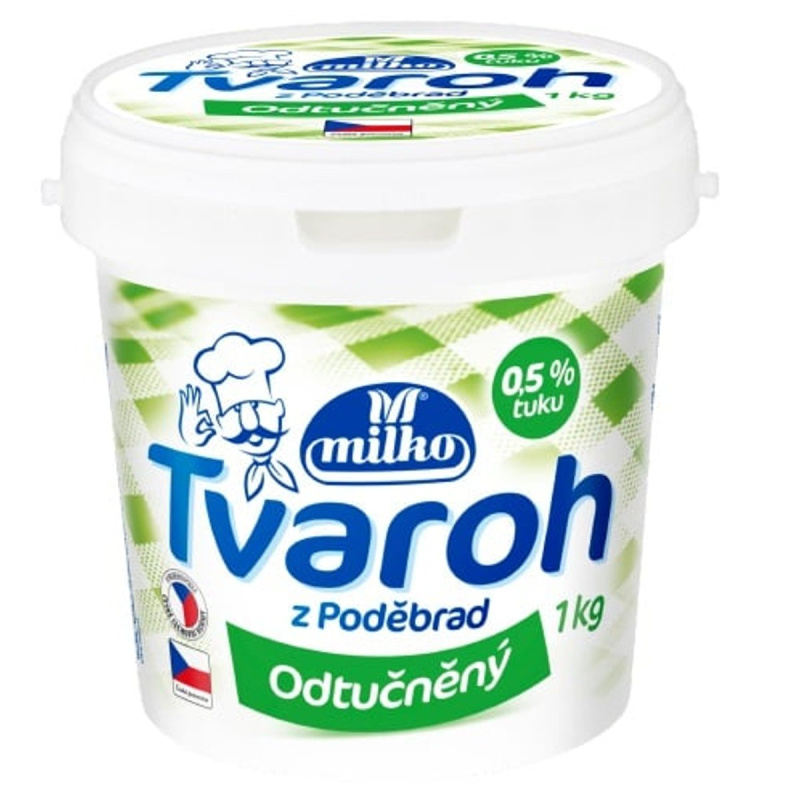 Milko Tvaroh měkký odtučněný kbelík