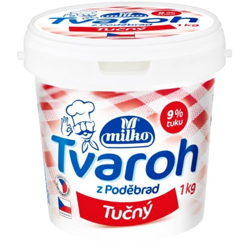 Milko Tvaroh tučný kbelík