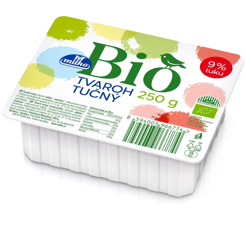 Milko BIO Tvaroh tučný