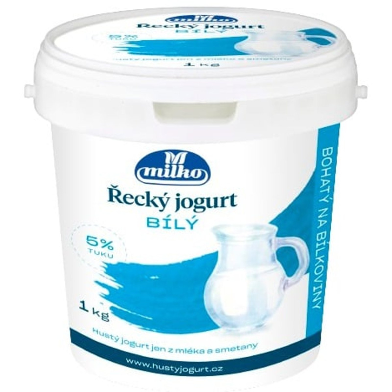 Milko Řecký jogurt bílý 5 %