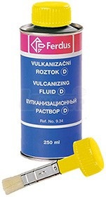 Vulkanizační roztok D, 250 ml + větší štětec - F934