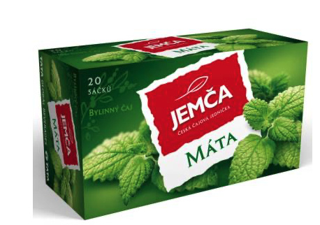Bylinný čaj Jemča - máta, 20 x 1,5 g